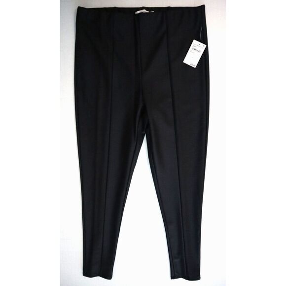 Good American GS0335-001 Women Sz 4/XL Black Disco Boss High Waist Leggings - Picture 1 of 10